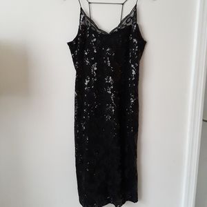 H&M Party Black Sequin Dress